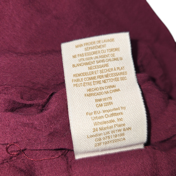 Free People Womens XS Lace Mini Dress Tibetian Red Floral Cut Out Knit Skater - Picture 14 of 15